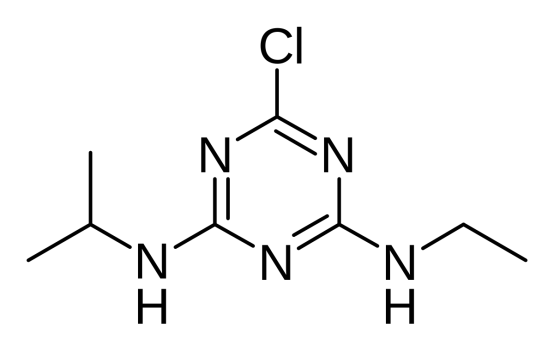 Terbuthylazine Triazines Herbicide.png