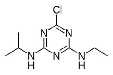 Prometryne Triazines Herbicide.png