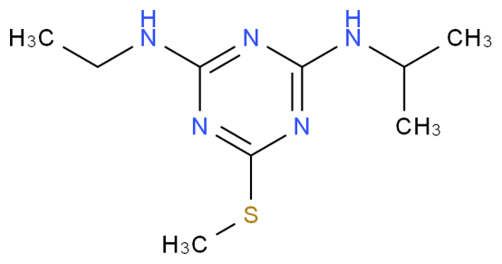 Ametryn Triazines Herbicide.png