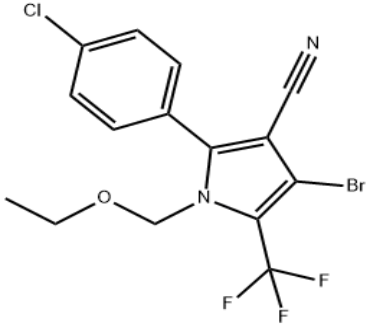 Chlorfenapyr Pyrroles Insecticide.png